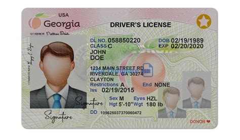 Driver License Template PSD Format