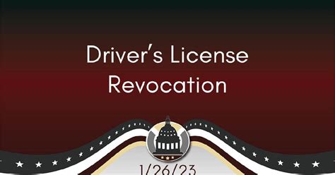 Driver's License Revocation