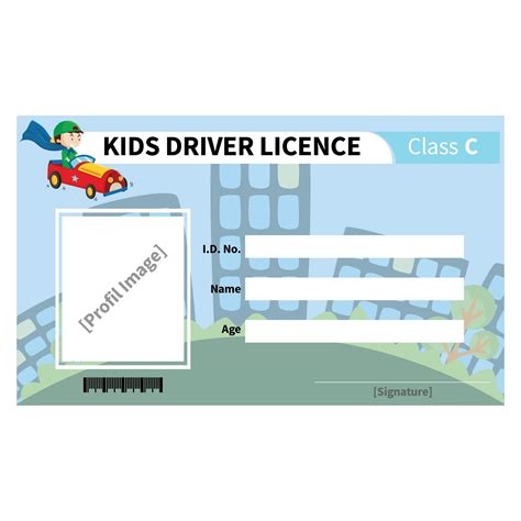 Drivers License Template Design