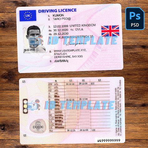 Driving Licence Template Gallery 10