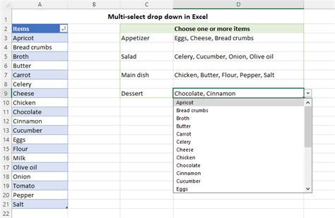 Common Issues with Drop-Down Lists in Excel