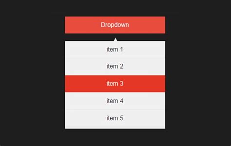 Dropdown Menu Template