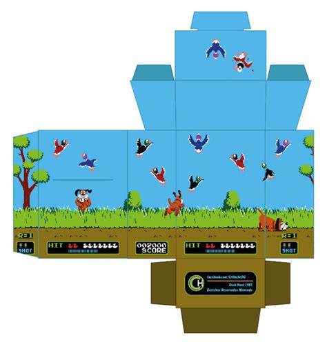 Duck Hunt Box Art Template