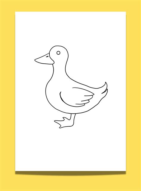 Duck Template with Embellishments