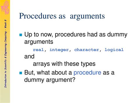 Dummy Procedure Commenting