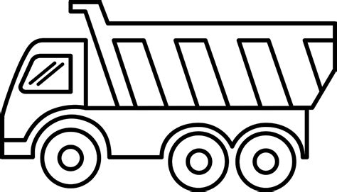 Dump Truck Coloring Pages for Kids