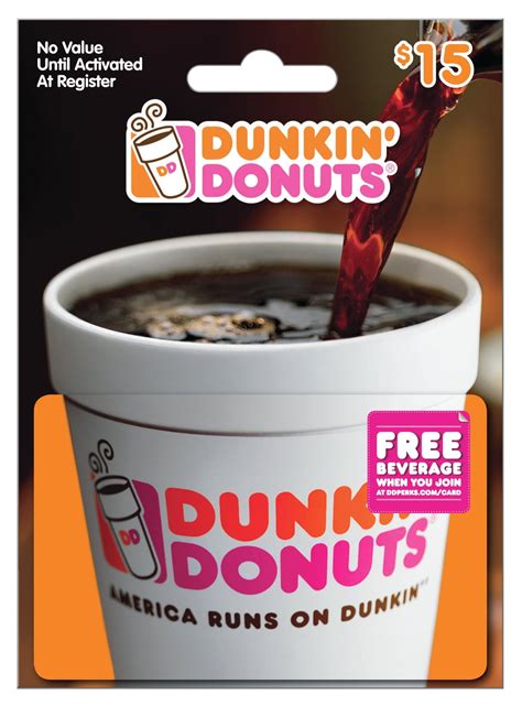 Dunkin' Donuts Gift Card Designs