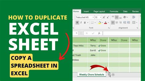 Duplicate Excel Sheet Reporting