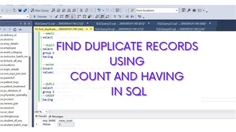 Duplicate Records in Excel