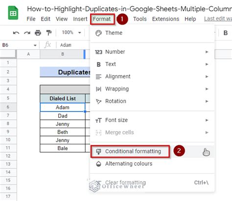 Duplicate Values in Multiple Columns in Google Sheets