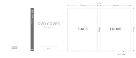 DVD Cover Template PSD