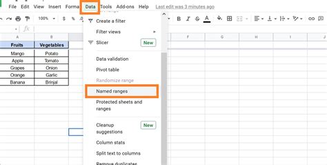 Dynamic Named Range Google Sheets Tip