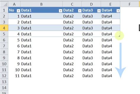 Dynamic Table in VBA