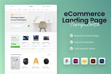 E-commerce Landing Page Template