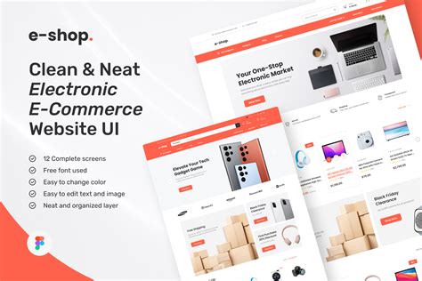 E-commerce Template Design