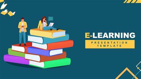 E-learning PPT template 1