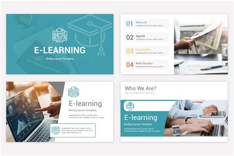 E-learning presentation template