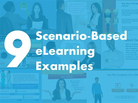 E-learning scenario-based learning template