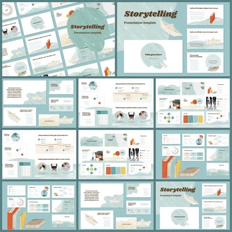 E-learning storytelling template