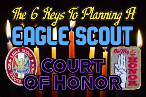 Key Elements of an Eagle Court of Honor Program Template