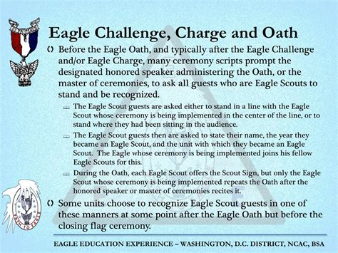 Eagle Scout Charge