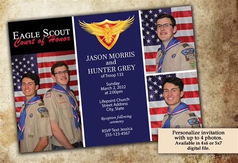 Eagle Scout Invitation Template