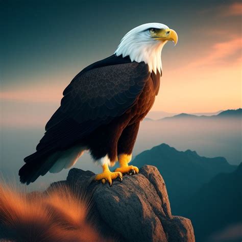 Eagle soaring