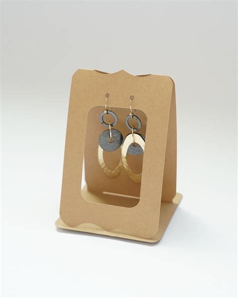 Earring Card Holder Template Design