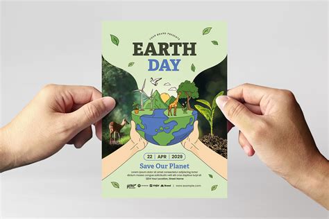 Earth Day Flyer Template 1