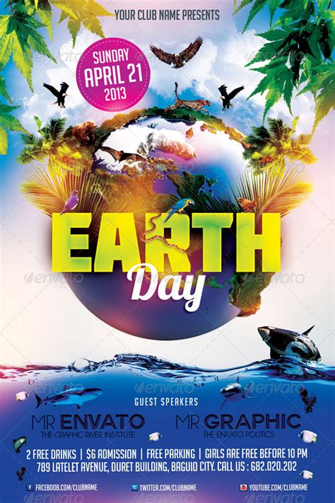 Earth Day Flyer Template 10