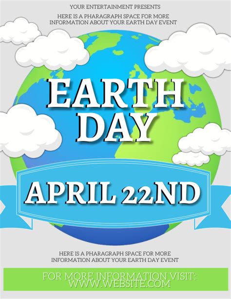 Earth Day Flyer Template 9