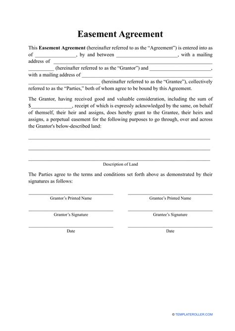 Easement agreements in North Carolina