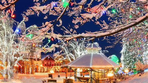 East High School Holiday Light Display in Madison, Wisconsin