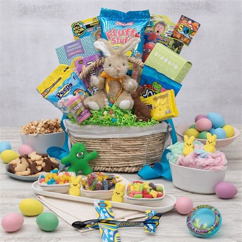 Easter basket delivery ideas, such as DIY baskets and gifts