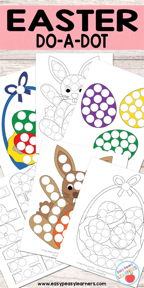 Easter basket do-a-dot printable