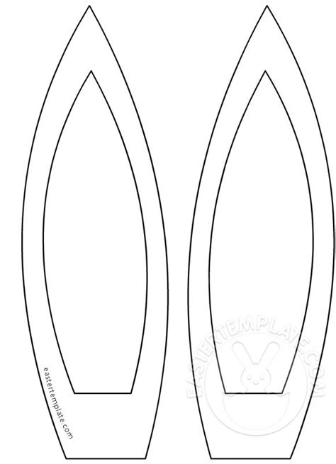 Easter Bunny Ears Template