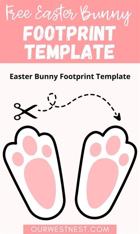 Easter Bunny Footprints on Walls