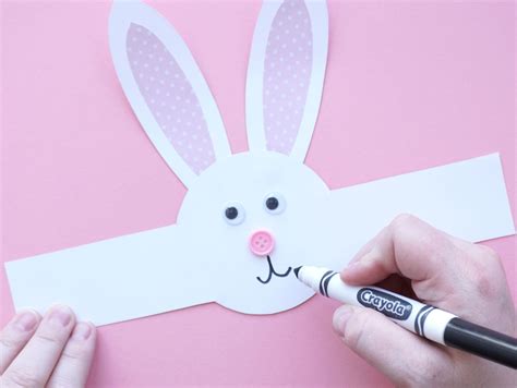 Easter Bunny Headband Template