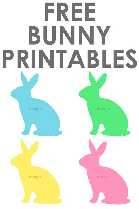 Easter Bunny Printables 4