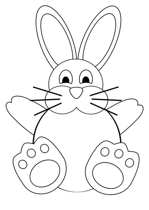 Easter Bunny Template 10