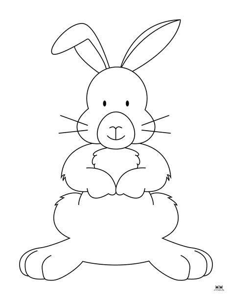 Easter Bunny Template 4