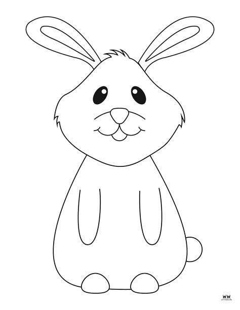 Easter Bunny Template 6