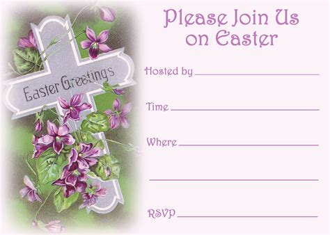 Easter Chick Invitation Template Designs