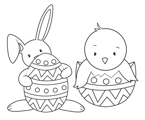 Easter Coloring Pages for Kindergarten