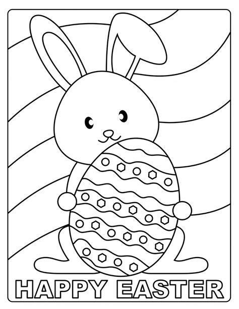 Easter Coloring Pages for Preschoolers