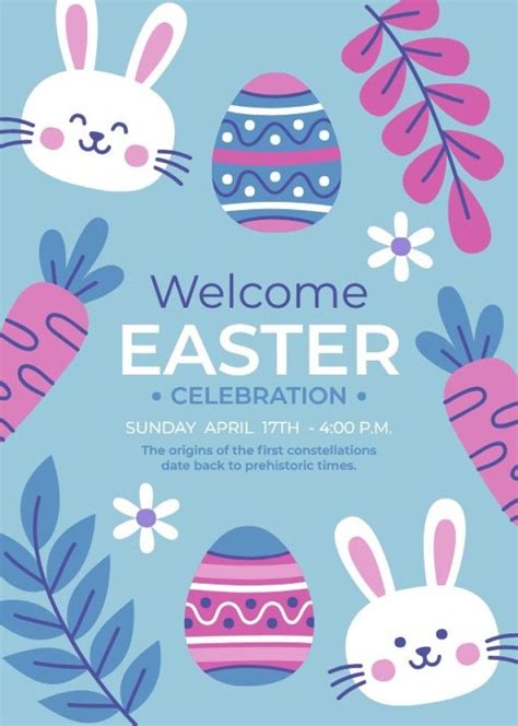 Easter Craft Invitation Template