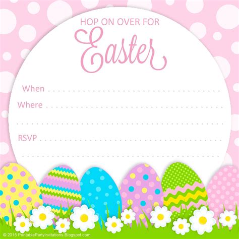 Easter Dinner Invitation Template