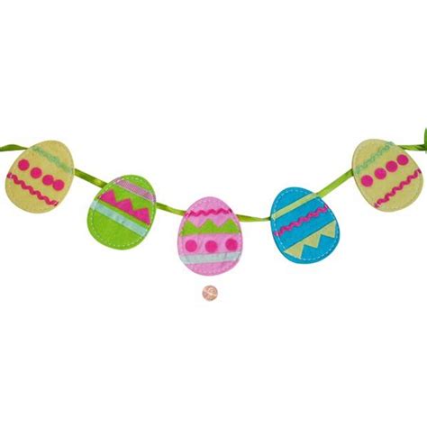 Easter Egg Garland Holder Template