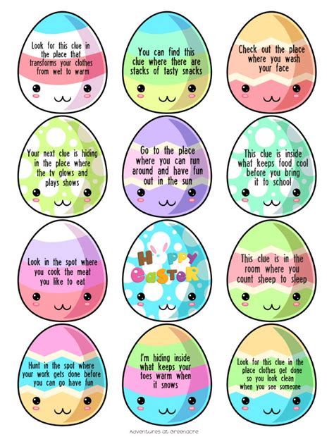 Easter egg hunt do-a-dot printable