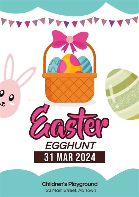 Easter Egg Invitation Template